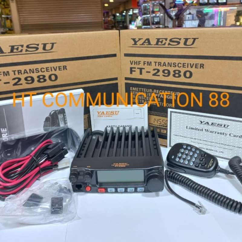 Promo Yaesu Ft 2980 Vhf Fm Transceiver Diskon 4 Di Seller Gansirsa