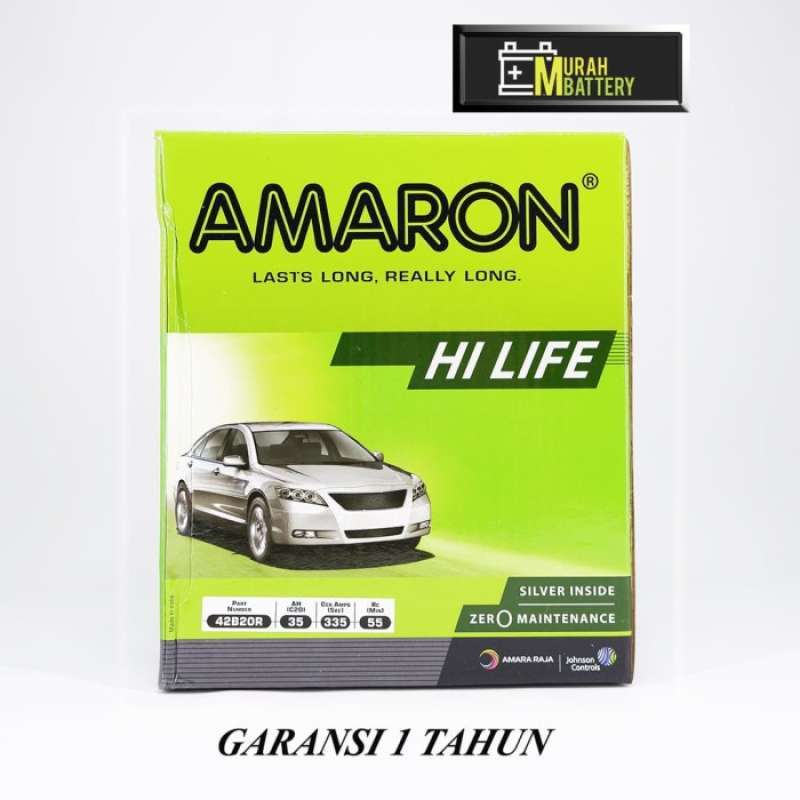 Promo Aki Mobil Ns40z / 42b20r Amaron Hi-life 12v / 35ah Terbaik