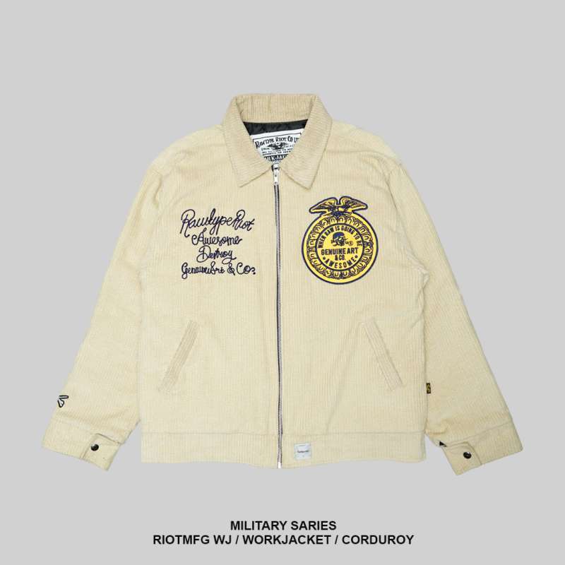 Cream work jacket online