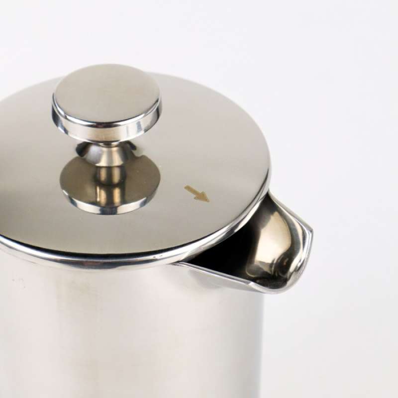 Promo Stl French Press Stainless Steel 350 Ml Coffee Maker Plunger