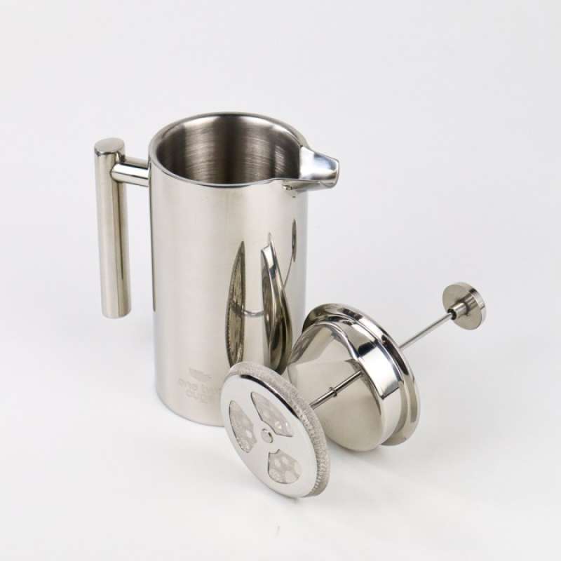 Promo Stl French Press Stainless Steel 350 Ml Coffee Maker Plunger