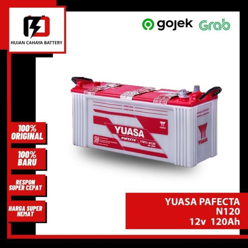 Promo Aki Mobil Yuasa Pafecta N120 / N-120 / N 120 - Aki Ud Quester