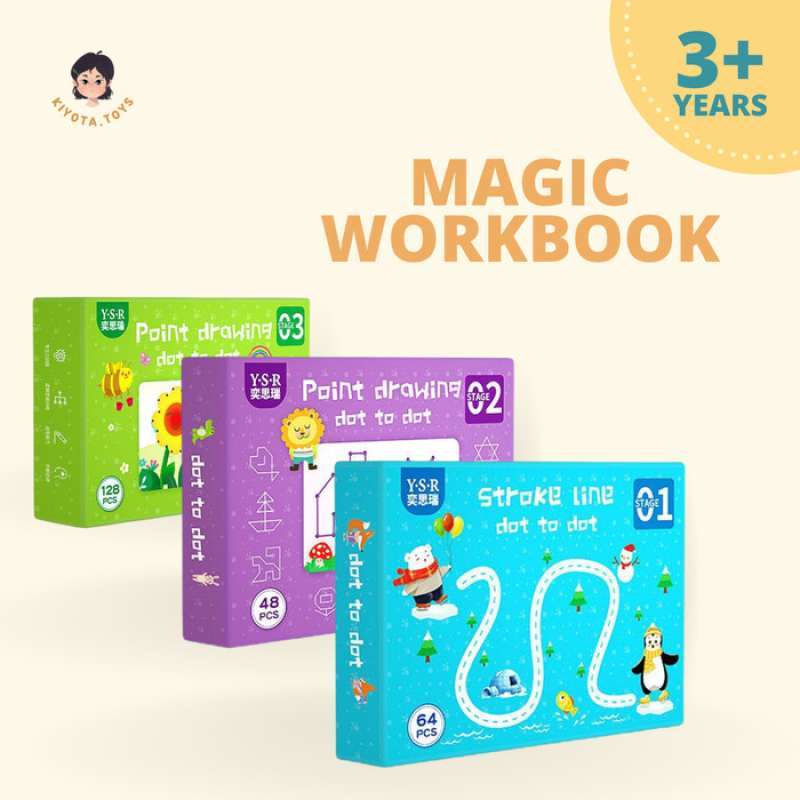 Promo Magic Workbook - Buku Wipe Clean Tracing Activity Book 3 Tahun ...