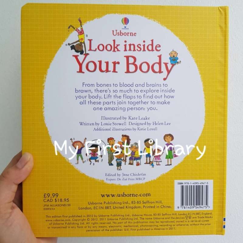 Promo Usborne Look Inside Your Body With Over 100 Flaps To Lift Diskon ...