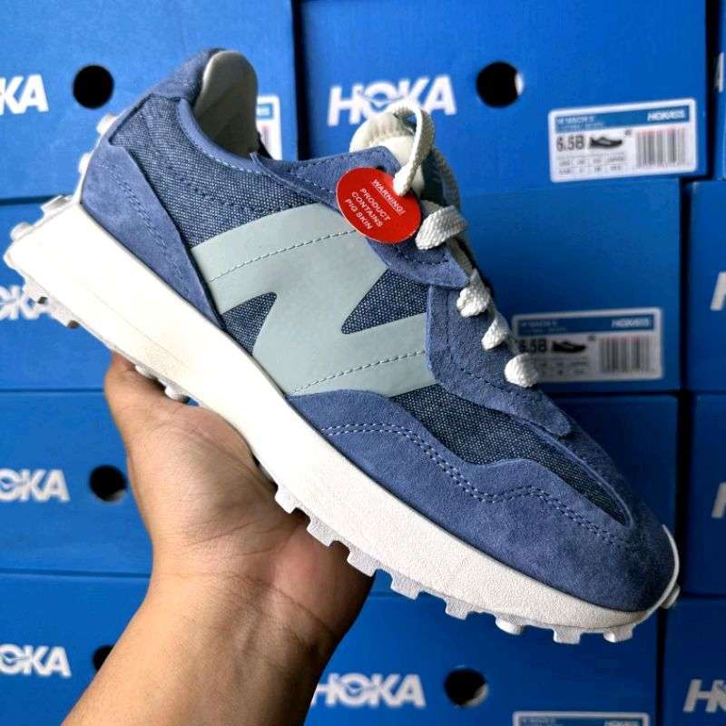 NewAutumn Men sneakers - Natural Pig Skin Material Male Trainers - Outdoor Stylish Shoes Lace-up Flats Non-slip Rubber Sole Blue Grey (MSC3)(MSC7)(MSA1)(MCM)(MSA2)(1U12)