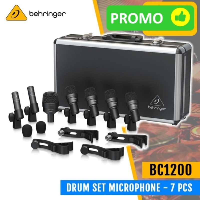 BEHRINGER BC1200 KIT DI 7 MICROFONI PER BATTERIA CLAMPS E CUSTODIA IN Alluminio 1 BEHRINGER BC1200 KIT DI 7 MICROFONI PER BATTERIA CLAMPS E CUSTODIA IN Alluminio 1