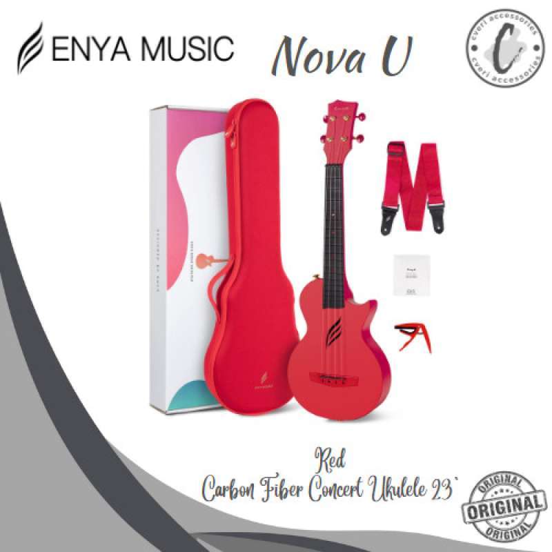 Promo Enya Nova U Concert 23 Carbon Fiber Ukulele Diskon 23 Di Seller