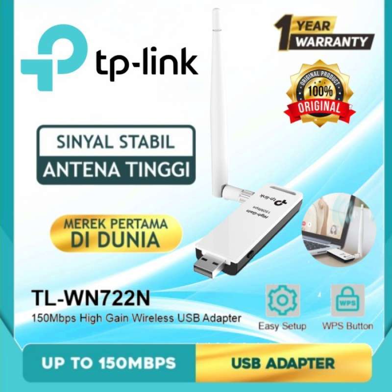 Promo Tl-wn722n 150mbps High Gain Wireless Usb Adapter Diskon 23% Di ...