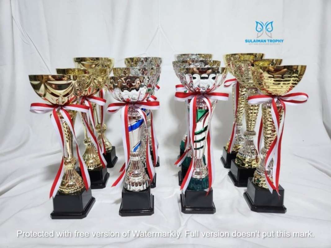 Promo Piala Import Cawan Kuningan Atau Logam Set Diskon 23% Di Seller ...