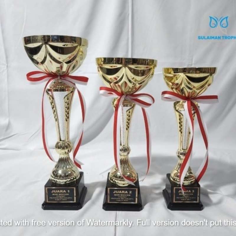 Promo Piala Import Cawan Kuningan Atau Logam Set Diskon 23% Di Seller ...