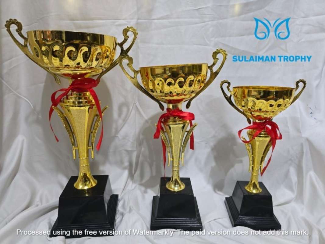 Promo Piala Import Cawan Kuningan Atau Logam Set Diskon 23% Di Seller ...