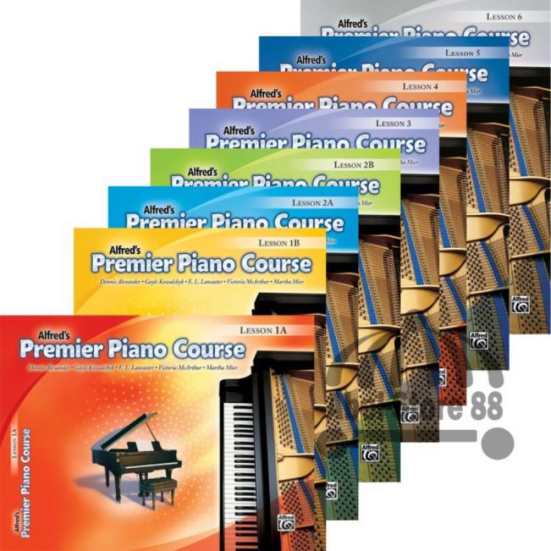 Jual Alfred Premier Piano Course Lesson 1a/1b/2a/2b/3/4/5/6 Buku