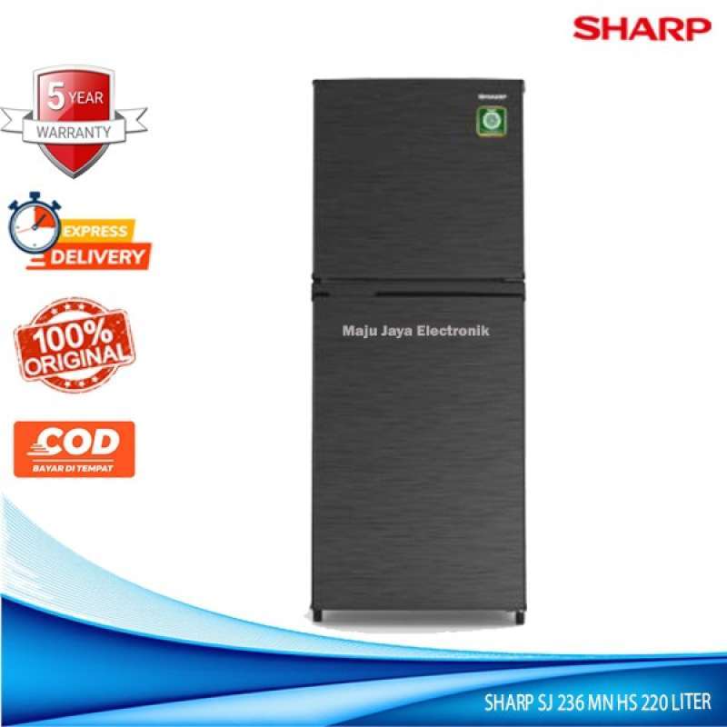 Sharp 236 Promo Kulkas 2 Pintu Sharp 236 Mn Hs Ice Twist Rak Kaca Tanpa Bunga Es ...