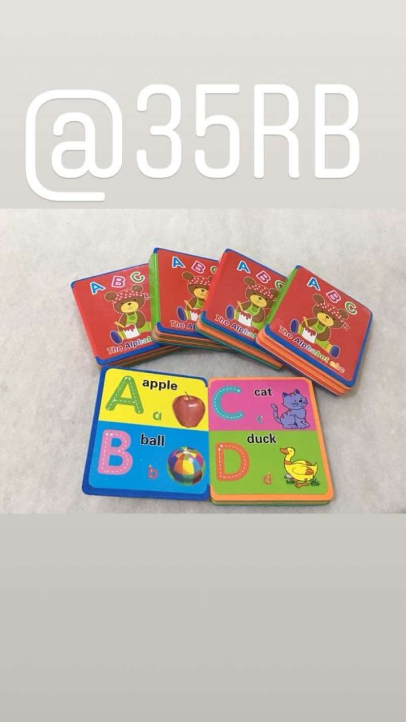 Jual Buku Belajar Anak Smart Book Education Alphabet Number Nomor Huruf ...