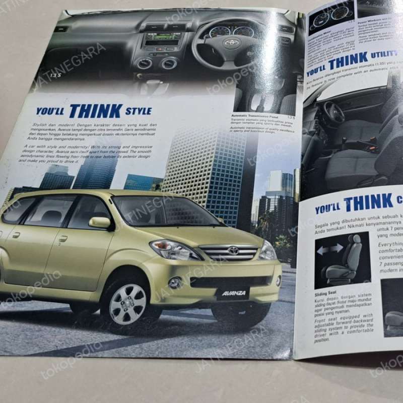 Jual Brosur Mobil Katalog Leaflet Toyota Avanza Gen 1 Black Di Seller
