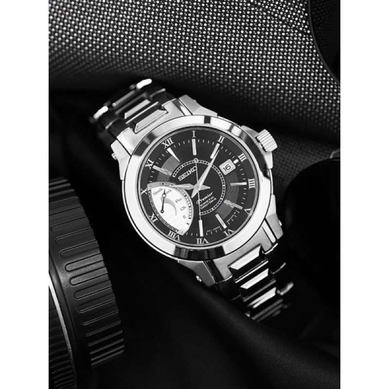 Jual Jam Tangan Seiko Premier Kinetic Direct Drive Pria 100 Original Silver Stainless Steel Srg001 P1 Di Seller Radatime Radatime Kota Medan Blibli