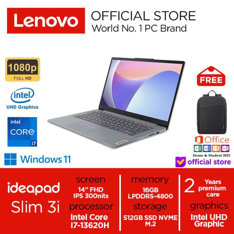 Promo Lenovo Ideapad Slim 3i I713620h 512gb Ssd 16gb Ips Win11+ohs