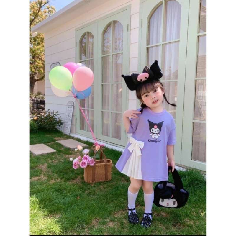 Pipiniko Hello Kitty Sakura Dress Anak Perempuan
