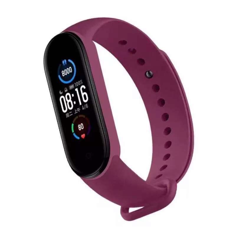 Strap Mi Band Wine Red Jual Strap Xiaomi Mi Band Fitpro M3 M4 M5 M6 M7