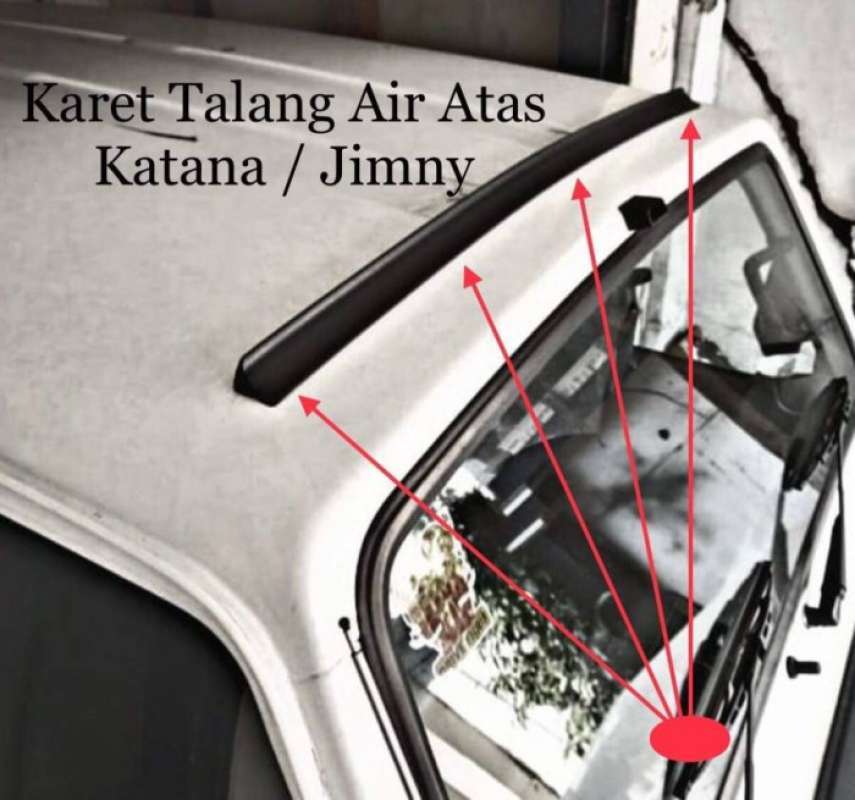 Promo Karet Talang Air Atap Suzuki Katana Dan Jimny | List Talang Air