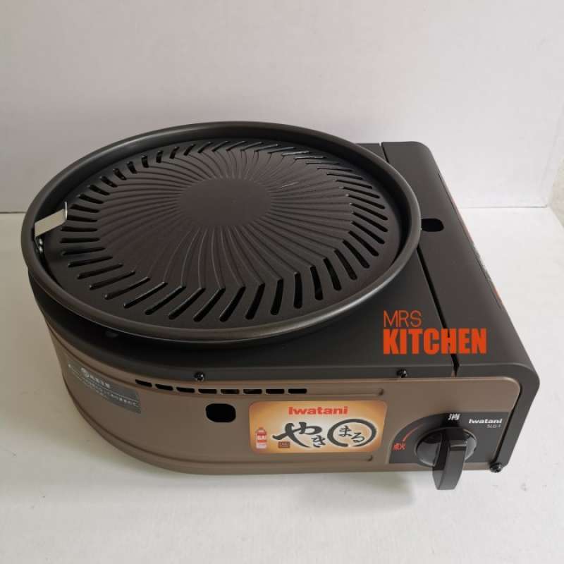 Iwatani Yakiniku BBQ Plate Grill Tray Non-Stick Pan Less Smoke