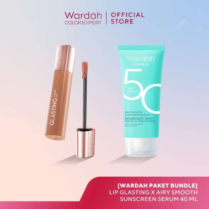 Jual [paket Hemat] Wardah Airy Smooth Sunscreen 40ml Dan Wardah