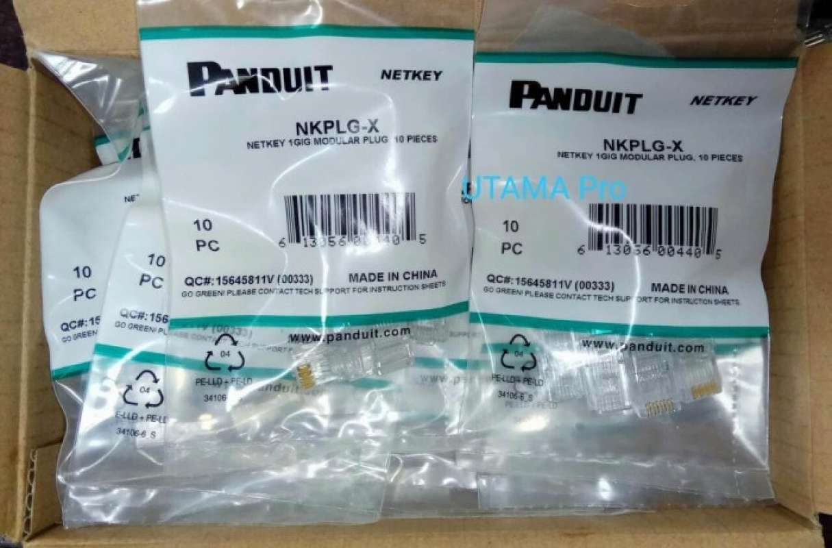 Promo 100 Produk Ori Terbaik Panduit Netkey Connector Rj45 Cat 6
