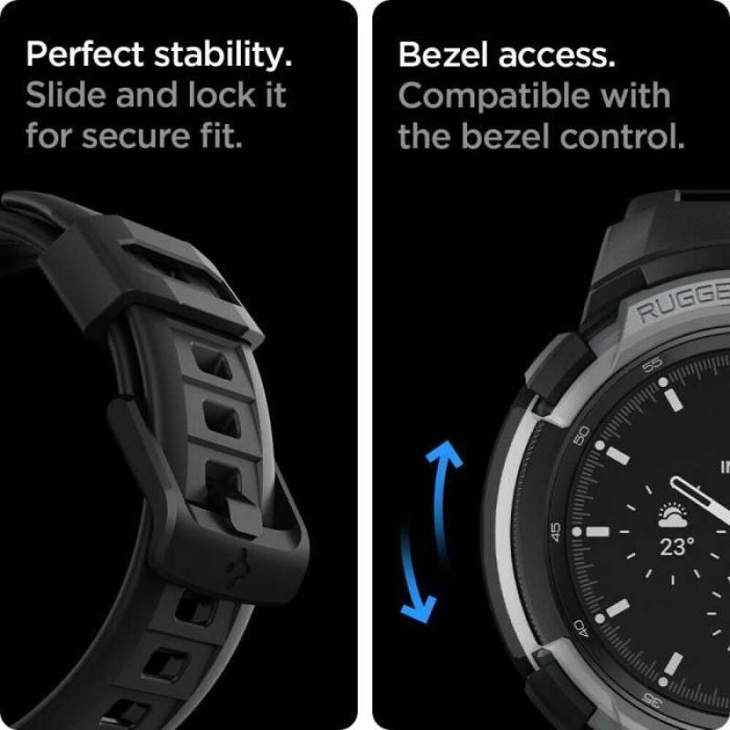 Strap /Case Galaxy Watch 4 Classic 46mm /42mm Spigen Rugged Armor Soft
