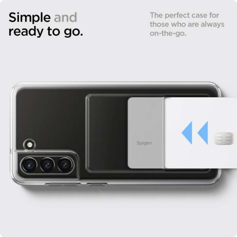 Case Samsung Galaxy S21 FE Spigen Crystal Card Slot Clear TPU Casing