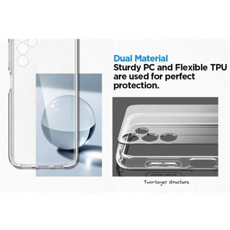 Case Samsung Galaxy A14 5G Spigen Ultra Hybrid Slim Clear Cover Casing