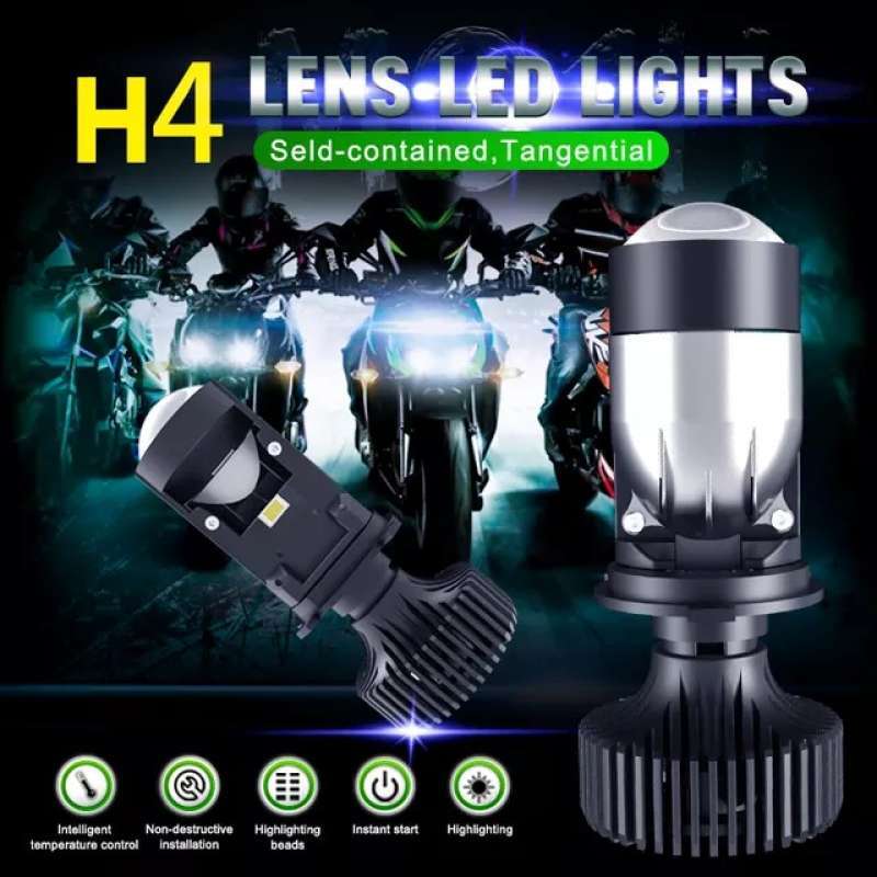 Promo Mini Projector Led H4 Rtd M01h / Lampu Utama Mini Projector Led ...
