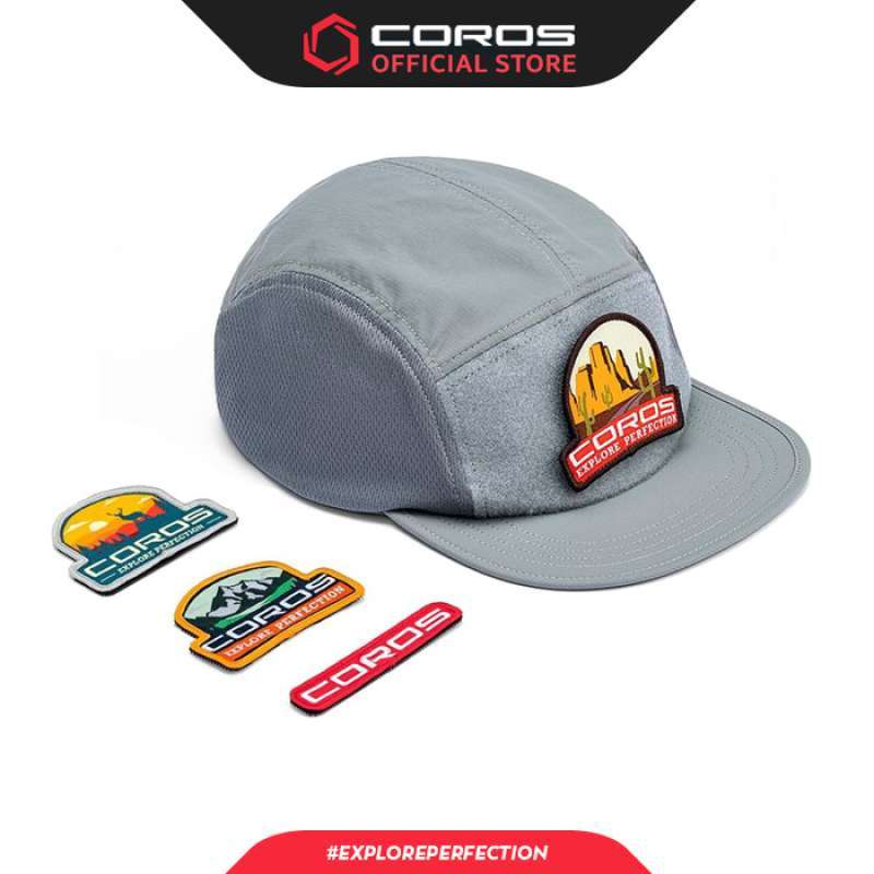 Jual Coros Patch Hat Topi Adventure Running - Biru Muda Di Seller ...
