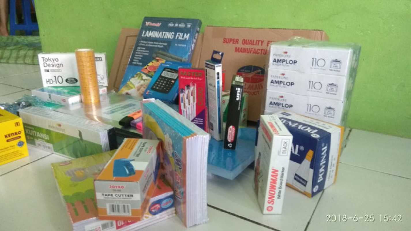 Jual Paket Usaha Atk Lengkap Kantor Dan Sekolah (buku Map Pulpen Cutter
