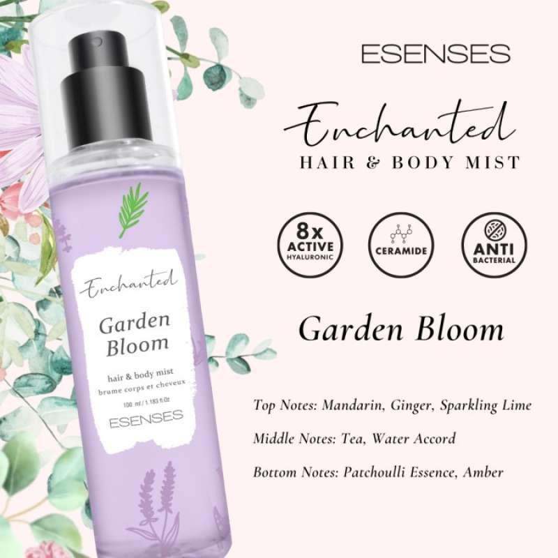 Jual Esenses Enchanted Hair Body Mist Spray 100 Ml Parfum Badan