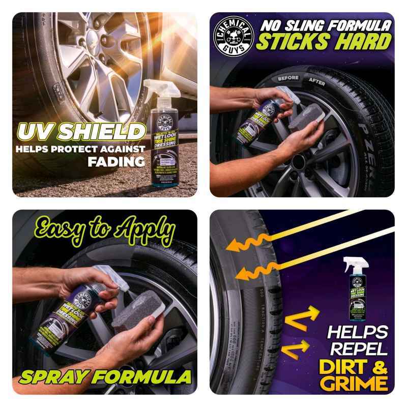 Jual Chemical Guys Galactic Black Wet Look Tire Shine Dressing Di Seller  705detailinglab - Suko Manunggal, Kota Surabaya | Blibli