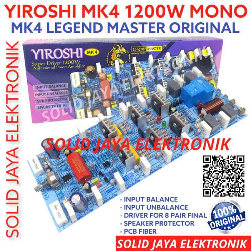 Promo Driver Power Profesional Amplifier Yiroshi Mk4 1200w Legend
