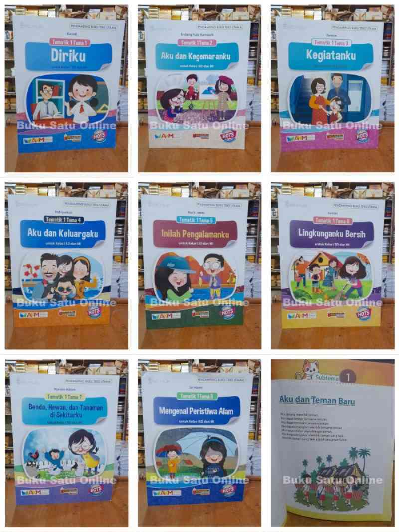 Promo Tematik Platinum Kelas 1 Sd Tema 1-8 Hots Akm Diskon 23% Di ...