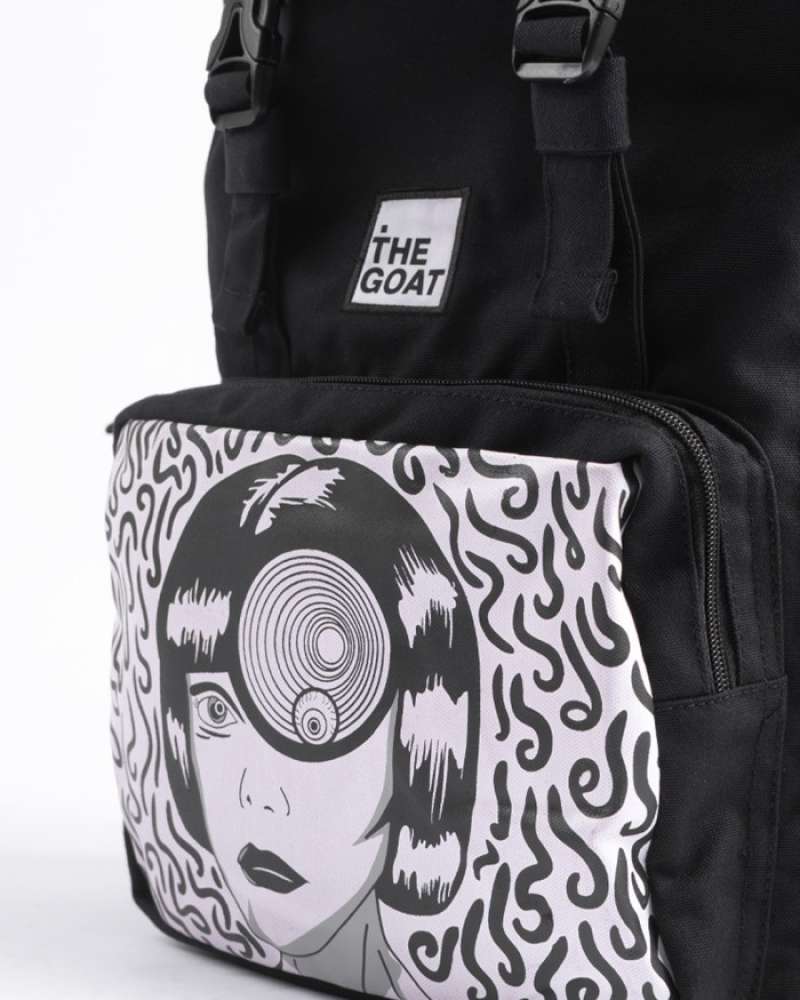 Promo Dot The Goat - Backpack Junji Ito Series Uzumaki Black Diskon 17% ...