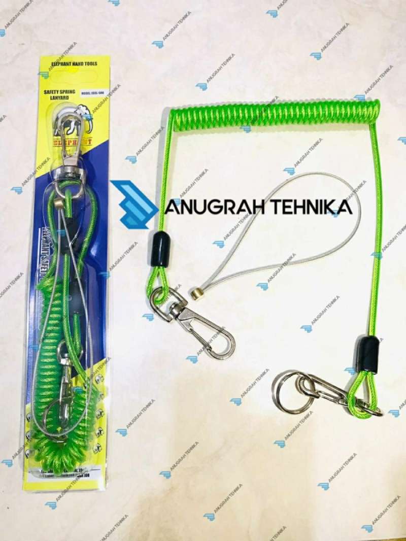 Jual Safety Spring Lanyard For Tools Scaffolding Key Gantungan Kunci ...