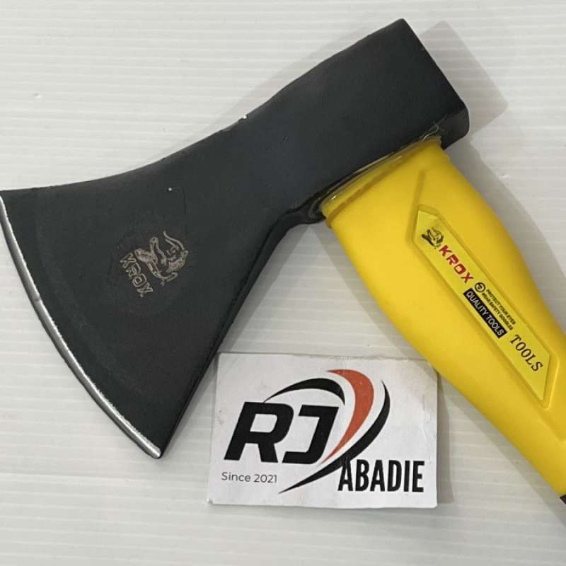 Jual Kapak Kayu Kampak Gagang Fiber Karet Krox 600gr / 700gr - 700 Gr ...