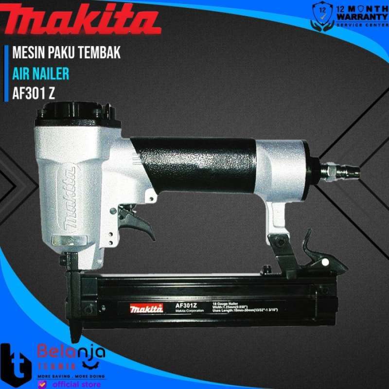 Jual Makita Mesin Paku Tembak Af 301 Z Air Nailer Staples Paku Lurus ...