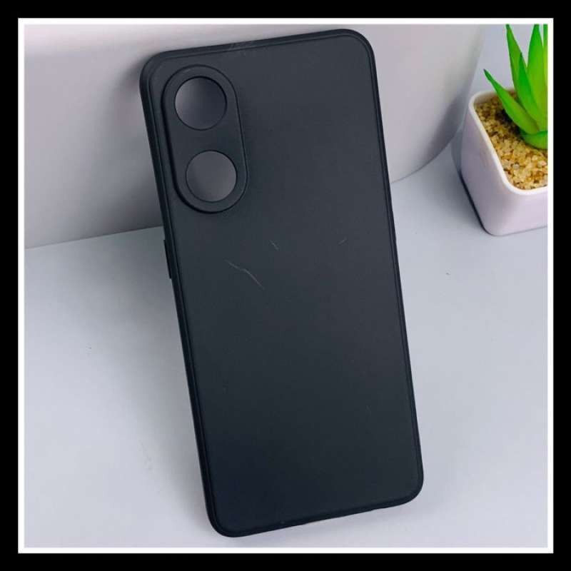 Custodia BORYA Per OPPO A38/A18 - Silicone Sottile Antishock Nero
