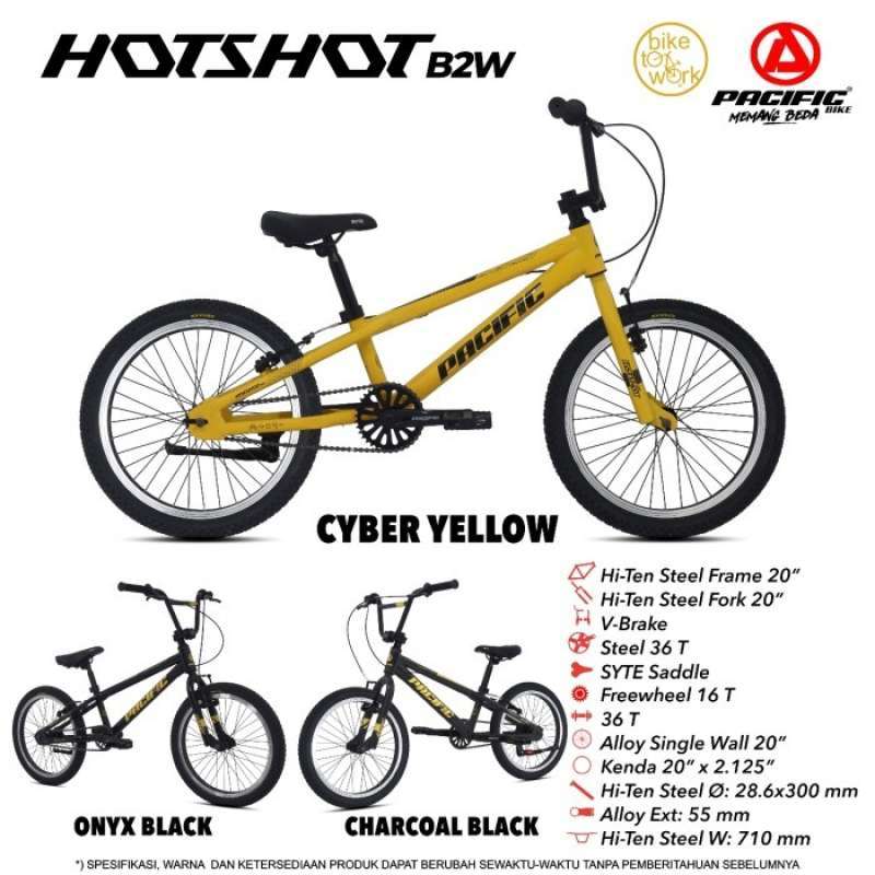 Promo Sepeda Bmx Pacific Hotshot B2w Bike To Work 20 Inch Ban 2.125 Pilih Warna Diskon 50 Di Seller Bayanaka Rawa Buaya Kota Jakarta Barat Blibli