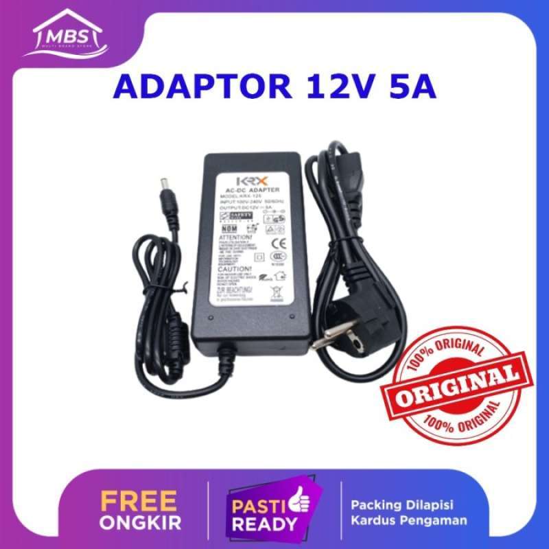 Jual Adapter Adaptor 12v 5a Untuk Router Cctv Dvr Dll 5 Amper Di Seller ...