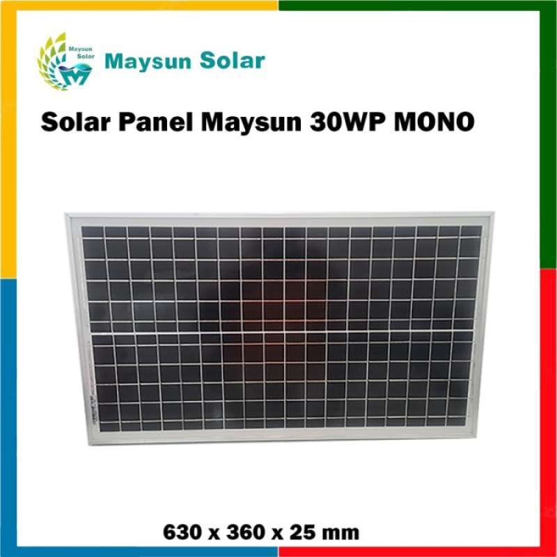 Jual Paket Komplit Plts Solar Panel 30wp + Aki - Paket Tanpa Aki Di ...