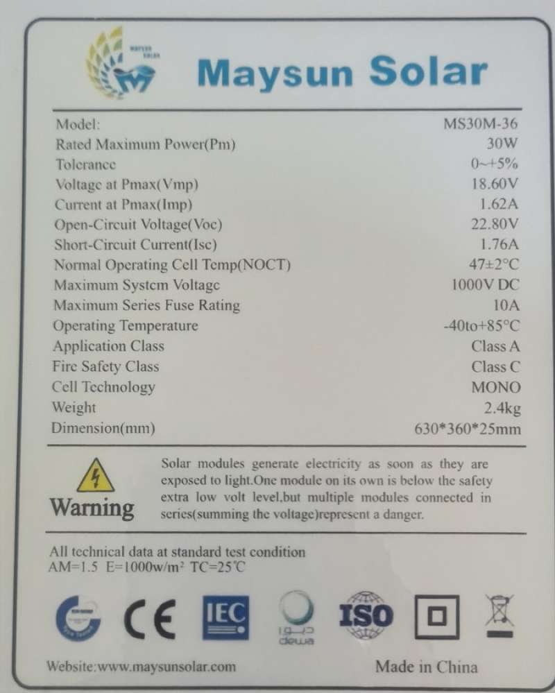 Jual Paket Komplit Plts Solar Panel 30wp + Aki - Paket Tanpa Aki Di ...