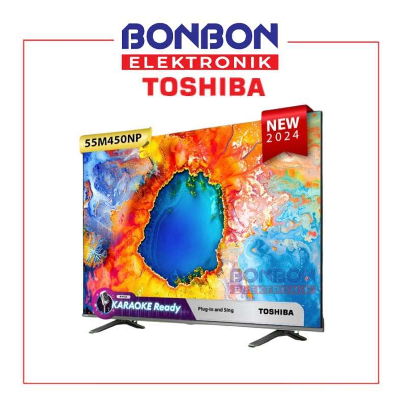 Jual Toshiba Qled Tv 55 Inch 55m450np 4k Uhd Smart Tv (free Braket) Vidaa Quantum Dot Di Seller