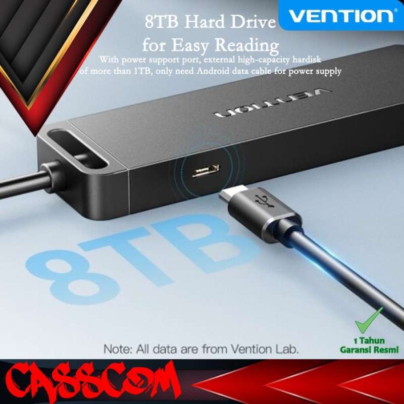 Vention Store Module Jual Vention USB Hub 3.0 With Power Super Speed Di Seller Casscom ...