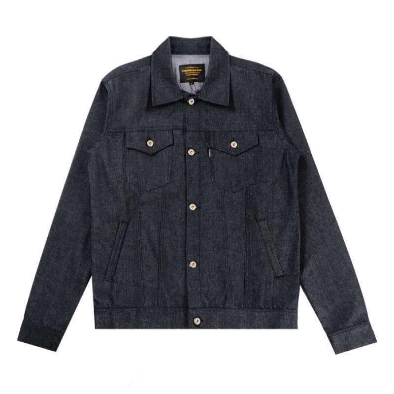 Jual Jaket Pria - Athena Dark Indigo Denim Jacket Type Iii - Trucker ...