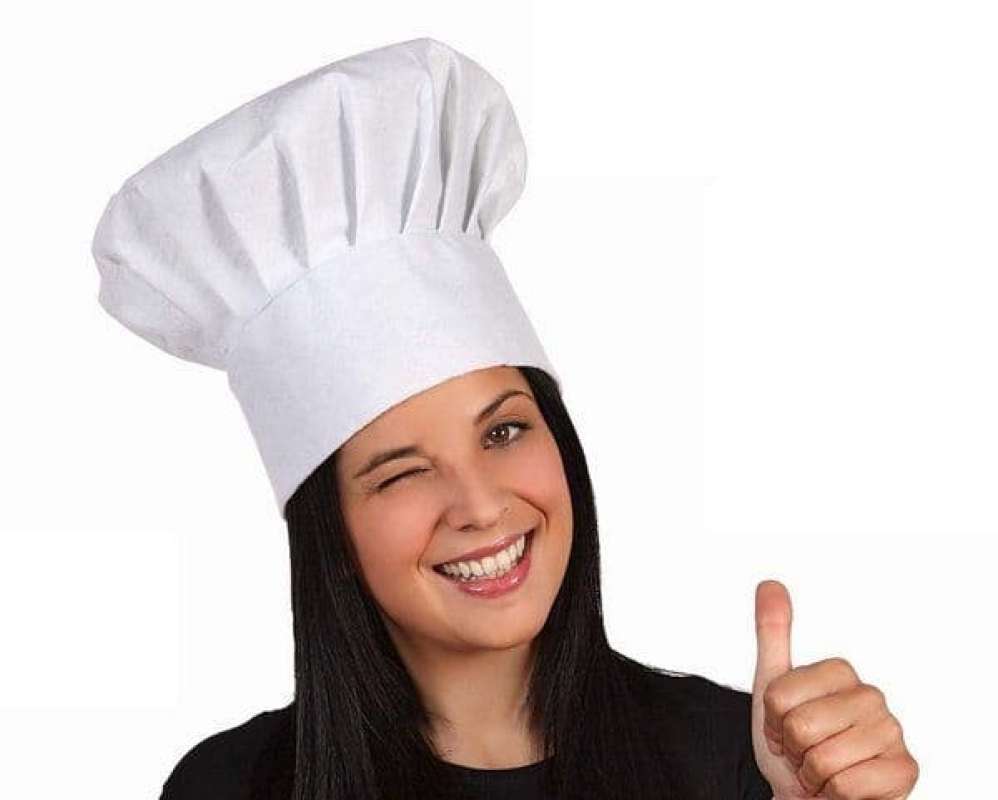Jual Chef Hat / Topi Koki Jamur Premium Quality Di Seller Zati Shop ...